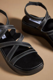CAVERLEY II CAL Wedge Sandals - black