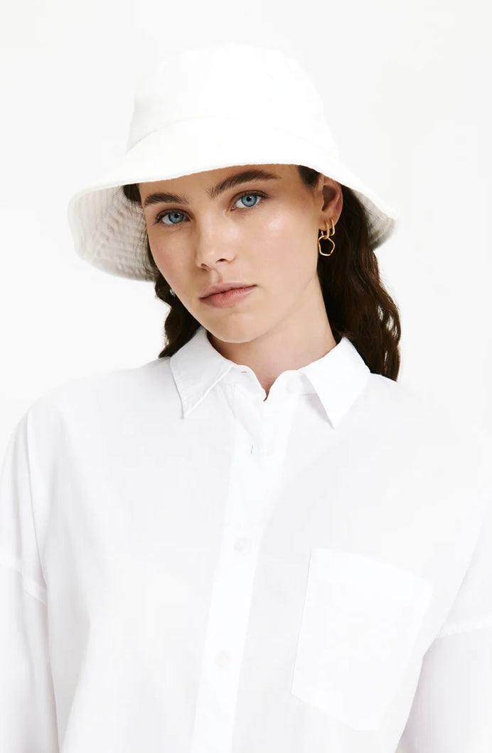 Nude Lucy II CANVAS BUCKET Hat - off white