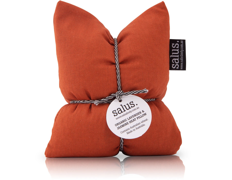 Salus II Organic Lavender & Jasmine Heat Pillow / terracotta