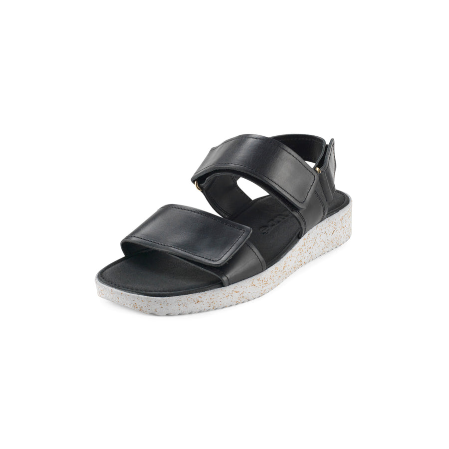 Nature Footwear - KAREN Leather Slides / black