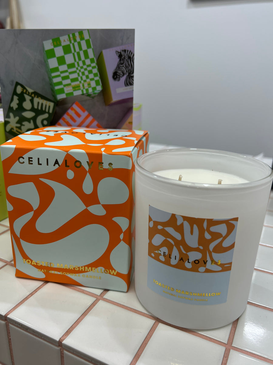 Celia Loves II Toasted Marshmallow Candle 395gms