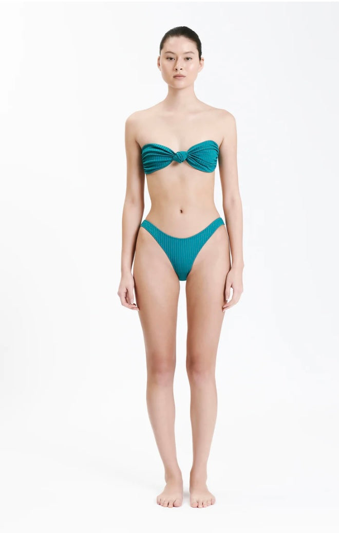 Nude Lucy II CLASSIC KNOT Bikini Top - jade