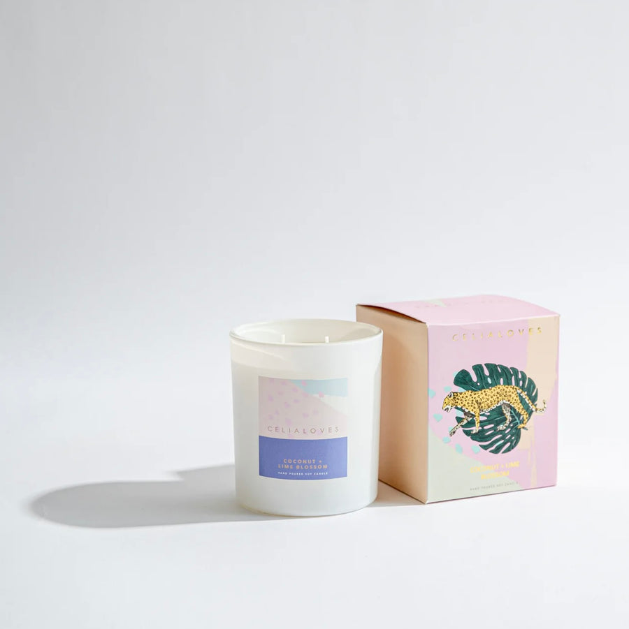 Celia Loves II COCONUT LIME BLOSSOM Candle / 80 hrs