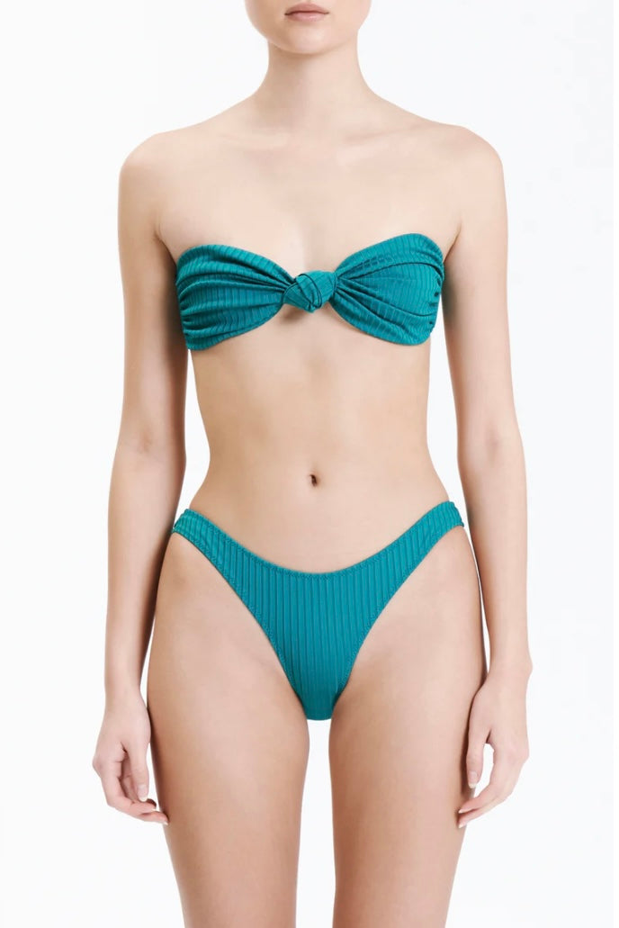 Nude Lucy II CLASSIC KNOT Bikini Top - jade