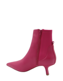 Romi Leather Boot - Fuchsia
