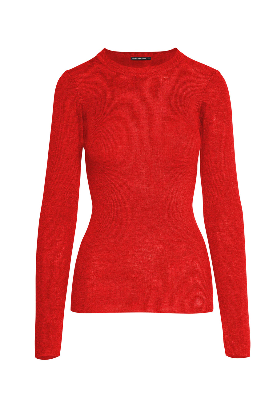 Lounge the Label II BERLIN wool mix basic top - red